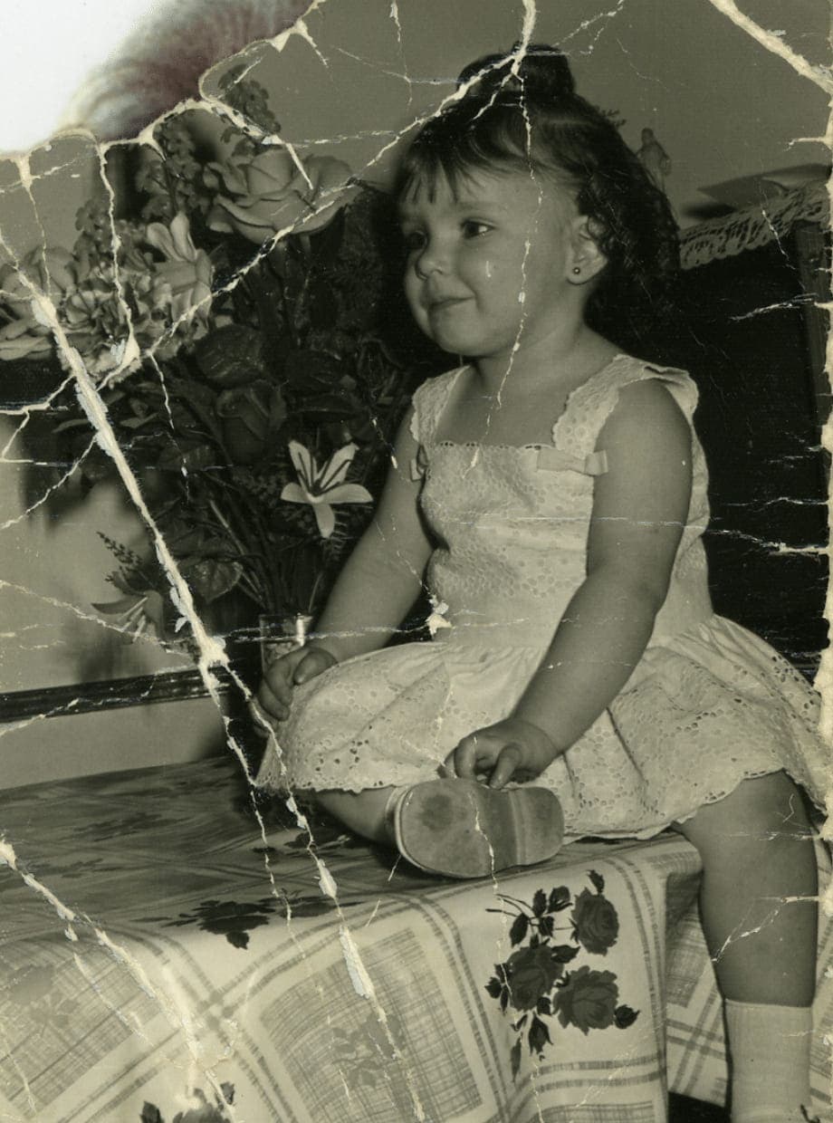 Foto original dañada